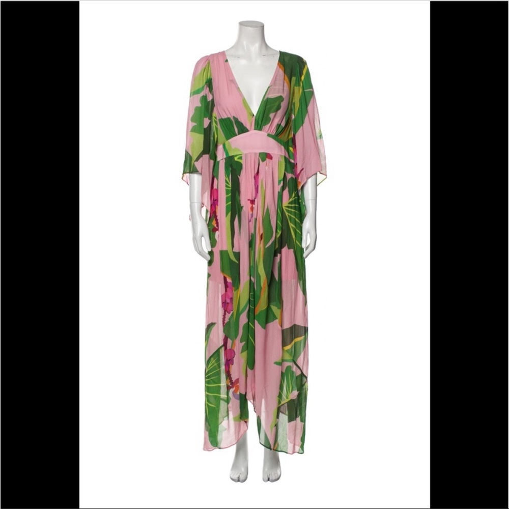 FARM RIO Printed Floral Maxi Dress, size Medium